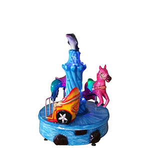 Sea Horse Carousel Kids Ride