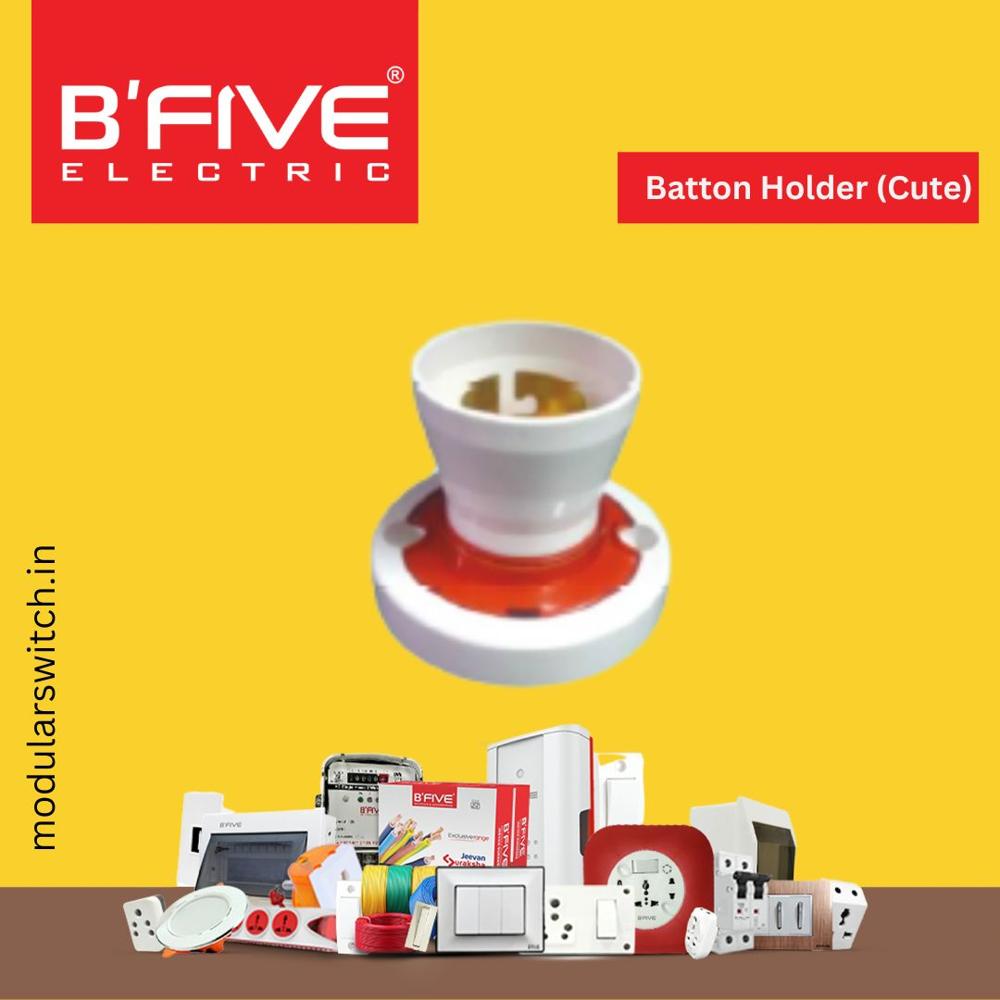 Batton Holder (Cute) - Color: White