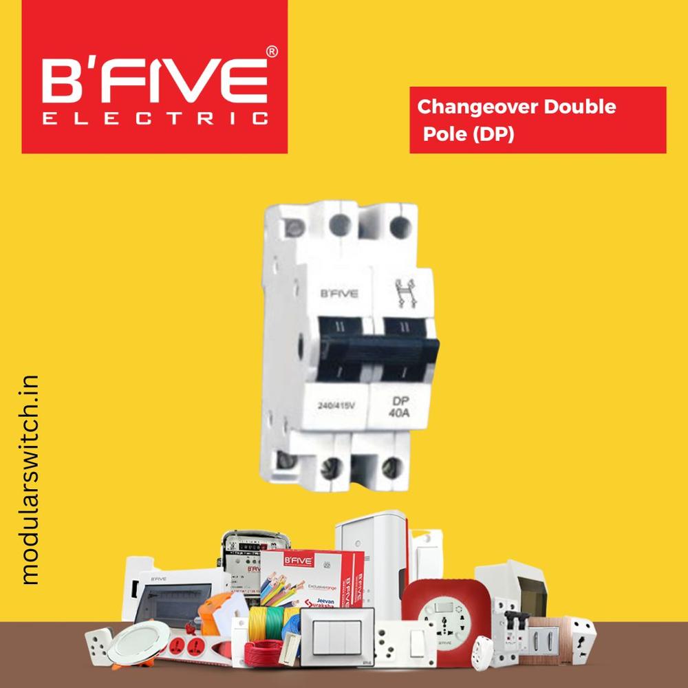 Changeover Double Pole (dp) - Color: White