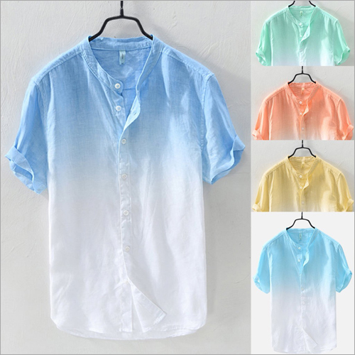 Ombre Plain Shirting Cotton Fabrics