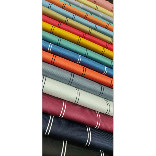 Printed Stripe Cotton Shirting Fabrics