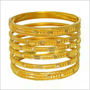 Ladies Gold Bangles