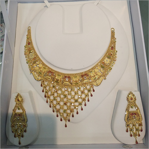 Designer Gold Necklace Set