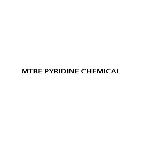 Mtbe Pyridine Chemical By SUDARSHAN PHARMA INDUSTRIES LIMITED