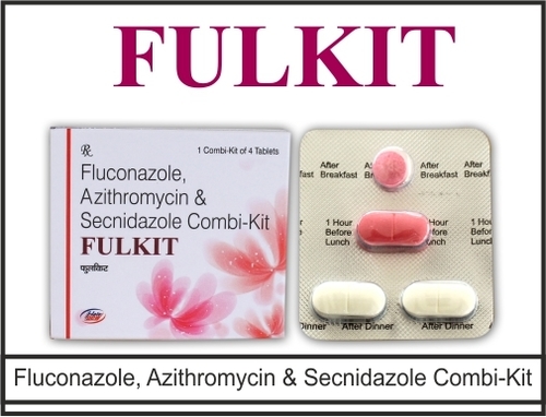 Fluconazole 150 mg. + Azithromycin  1gr. +  Secnidazole  1gr.