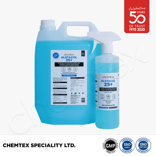 Alstacol 25+: Alcohol Based Surface Disinfectant Grade: Industrial Grade