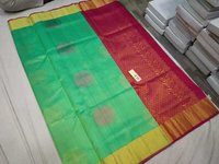 Pure Kanchipuram Butta Soft Silk Saree