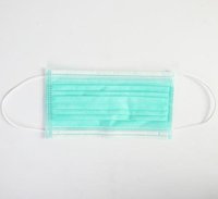 Green 3ply Disposable Face Shield