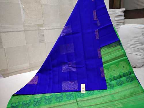 Pure Silk Double Warp Soft Silk Saree