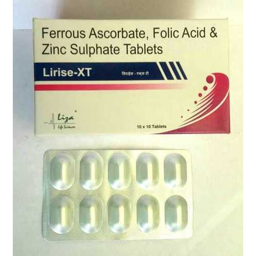 Ferrous Ascorbate With Folic Acid Tablets
