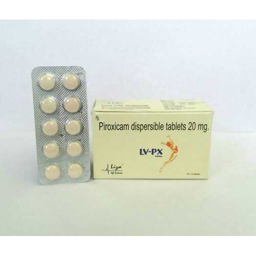 20 mg Piroxicam Dispersible Tablets