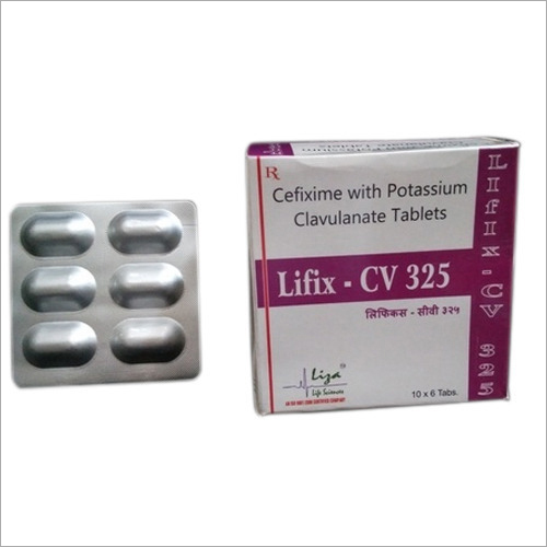 Cefixime With Potassium Clavulanate Tablets