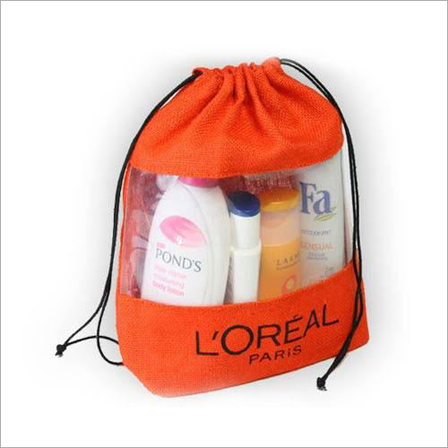 Jute Cosmetic fancy  Bags