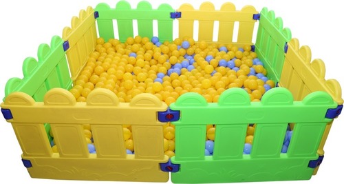 Plastic Fence Ball Pool (8 Pcs Set)