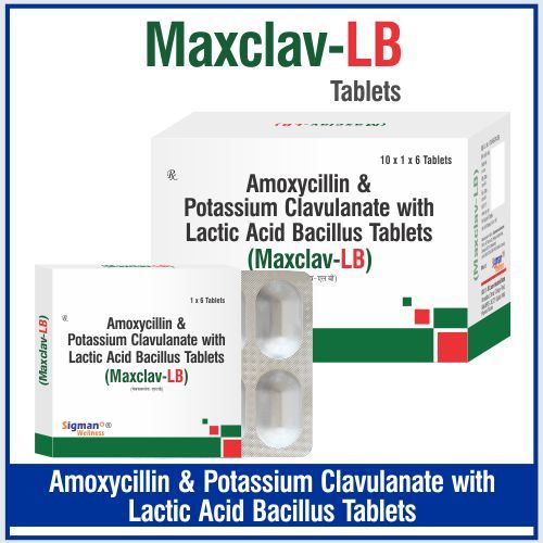 Amoxycillin 500 mg. + Clavulanic 125 mg. +LAB 60MS