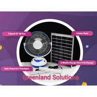 Solar Rechargeable Fan Cable Length: 3  Meter (m)