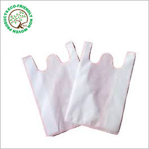 W Cut Plain Non Woven Bag