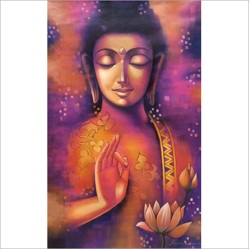 Lord Buddha Wall Painting