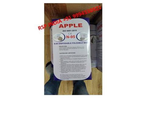 APPLE N-95 DISPOSABLE FOLDABLE MASK