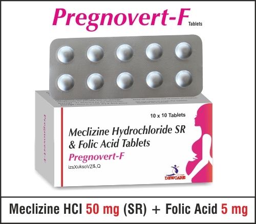 Meclizine 50Mg + Folic 5Mg