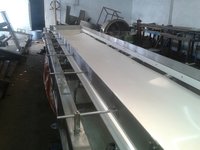Stainless Steel Conveyor - Industrial Belt Design, Silver Color with 1-Year Warranty