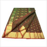 Chanderi Border Pure Silk Saree