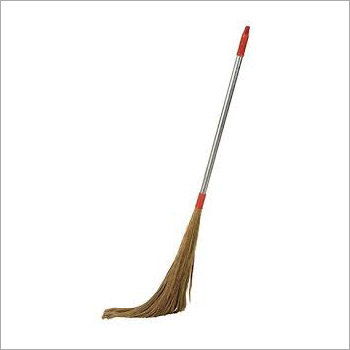 Floor Cleaning Broom - Durable Synthetic Bristle Ergonomic Handle Ideal for Everyday Use on Hard Surfaces and High Traffics Areas