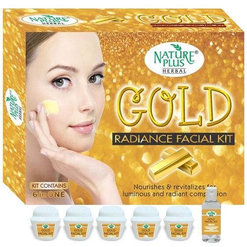 Nature Plus Herbal Gold Facial Kit, 370Gm Recommended For: All