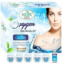 Nature Plus Herbal Oxygen Spa Facial Kit, 370gm Recommended For: All