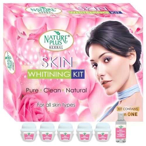 Nature Plus Herbal Skin Whitening Facial Kit, 370Gm Recommended For: All