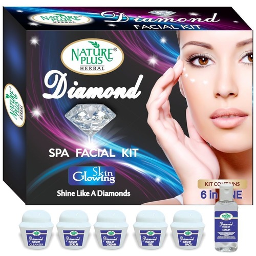 Nature Plus Herbal Diamond Spa Facial Kit, 370gm