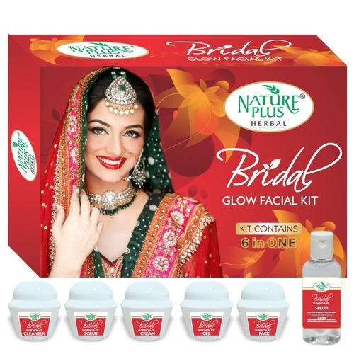 Nature Plus Herbal Bridal Glow Facial Kit, 370Gm Recommended For: All