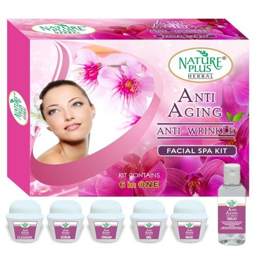 Nature Plus Herbal Anti-aging Anti-wrinkle Facial Kit, 370gm Recommended For: All