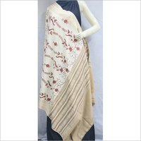 Embroidered Pearl Shawl