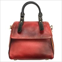 Ladies 100 Percent Pure Brown Leather Bag