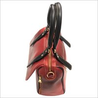 Ladies 100 Percent Pure Brown Leather Bag