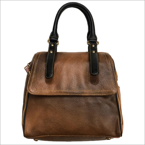 Ladies Genuine Brown Leather Bag