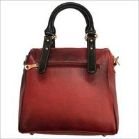 Ladies Leather Zipper Hand Bag