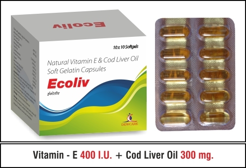 Vitamin E + Cod Liver Oil 300 mg