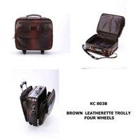 leather luggage bag