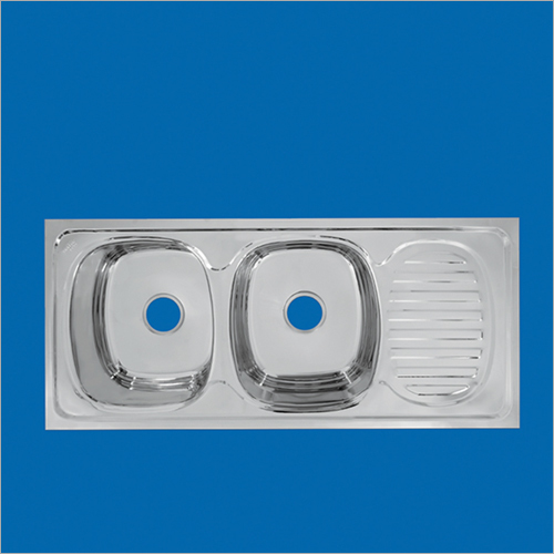 Stainless Steel Double Bowl Single Drain Sink
