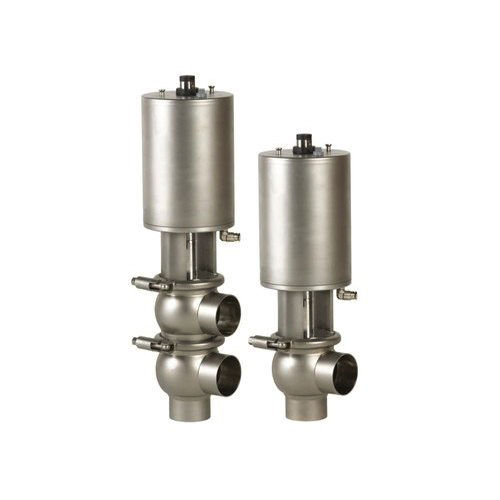 Silver Ss Sanitary Pneumatic Divert Valve