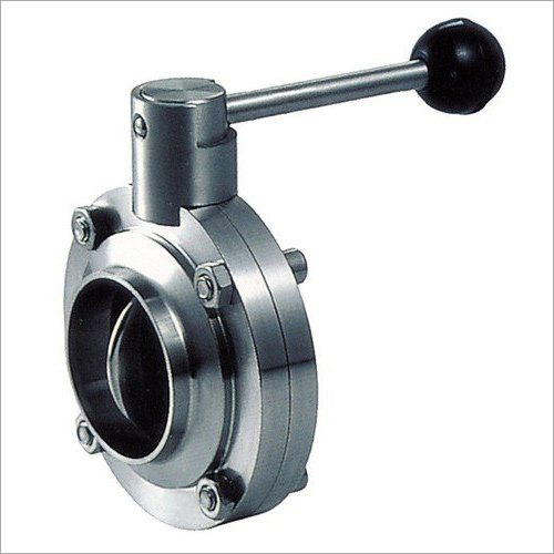 Silver Ss Butterfly Valve