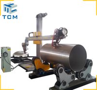 Stainless Steel Automatic Tank Shell Buffing Machine - 3500x1600x3080 Mm, Grey/blue/red Finish, 18 Month Warranty, 12 Kw Power, 2500 Kg Weight