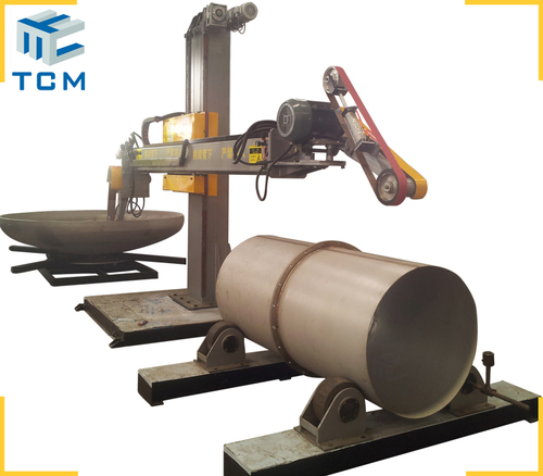 2 in 1 Steel tank shell tank cap polishing machine