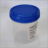 White Plastic Disposable Urine Sample Specimen Container
