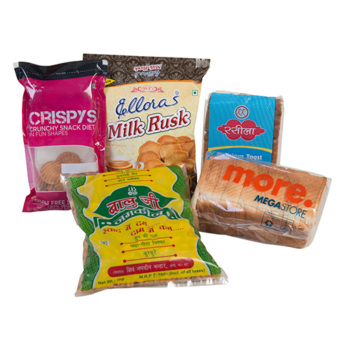 Laminated Material Rusk & Bread Packaging Bags