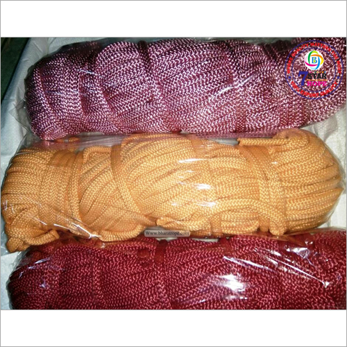 Single Color Braided Polyster Rope (Gop Dori) By Bharat Polyplast