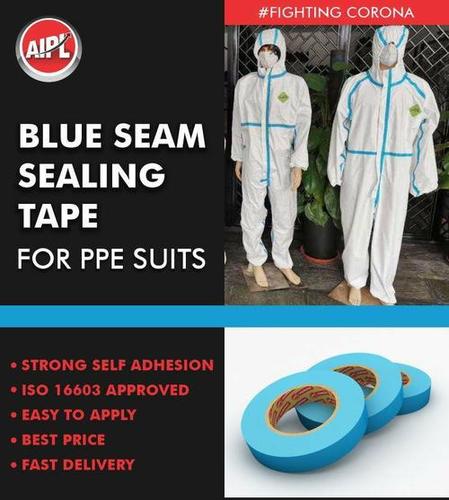 Blue Seam Sealing Tape For PPE Suits