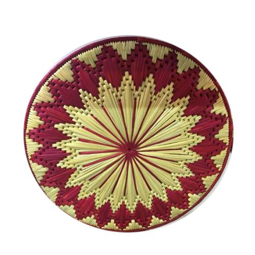 Multicolor Bamboo Cane Wall Hanging